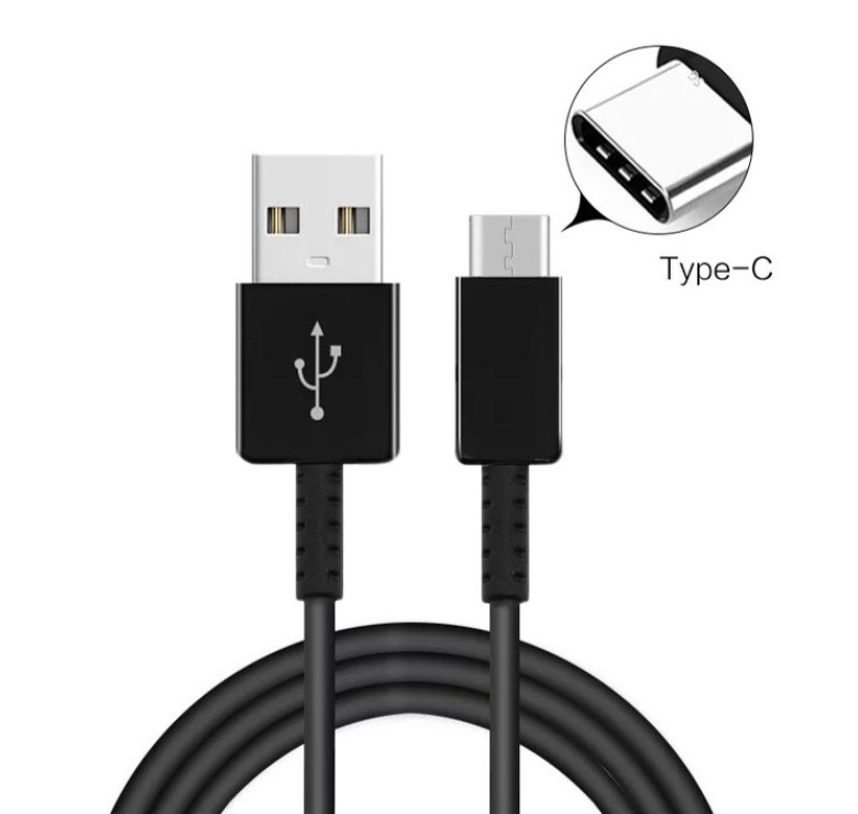 Type C USB кабель для смартфонів Чорний