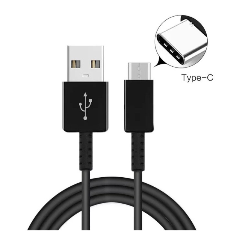 USB кабель Type C для смартфонів, чорний