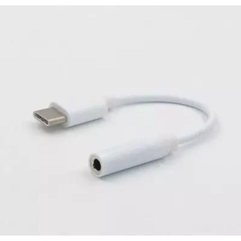 Перехідник з type c на аудіо 3.5 mm Білий