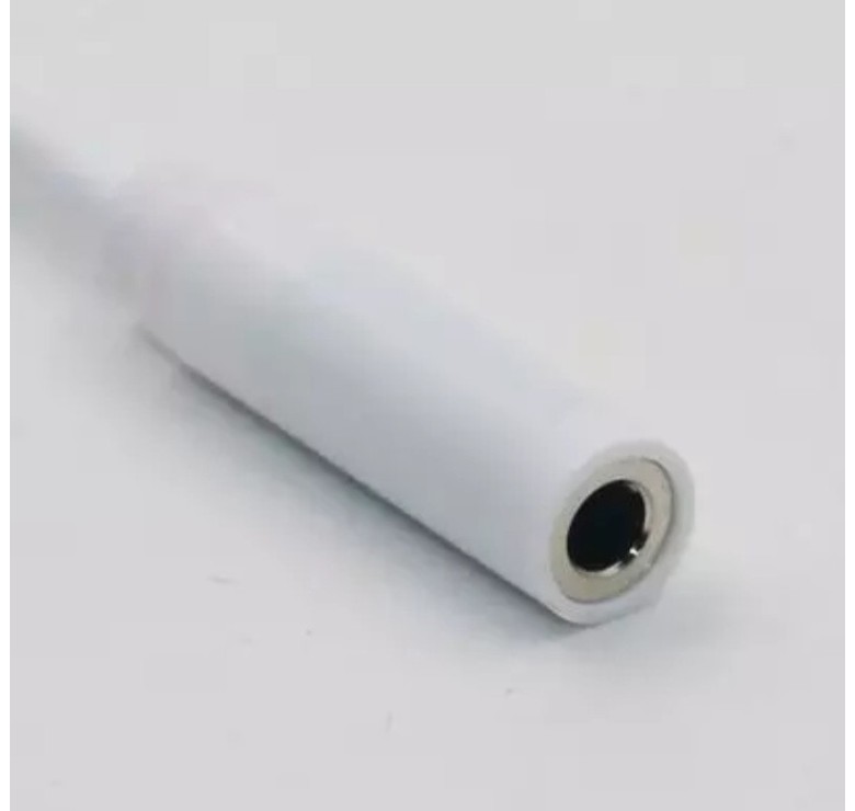Перехідник з type c на аудіо 3.5 mm Білий
