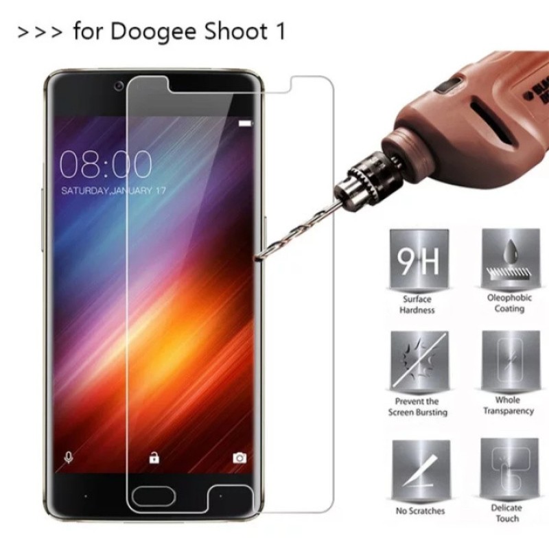 Загартоване захисне скло на Doogee Shoot 1