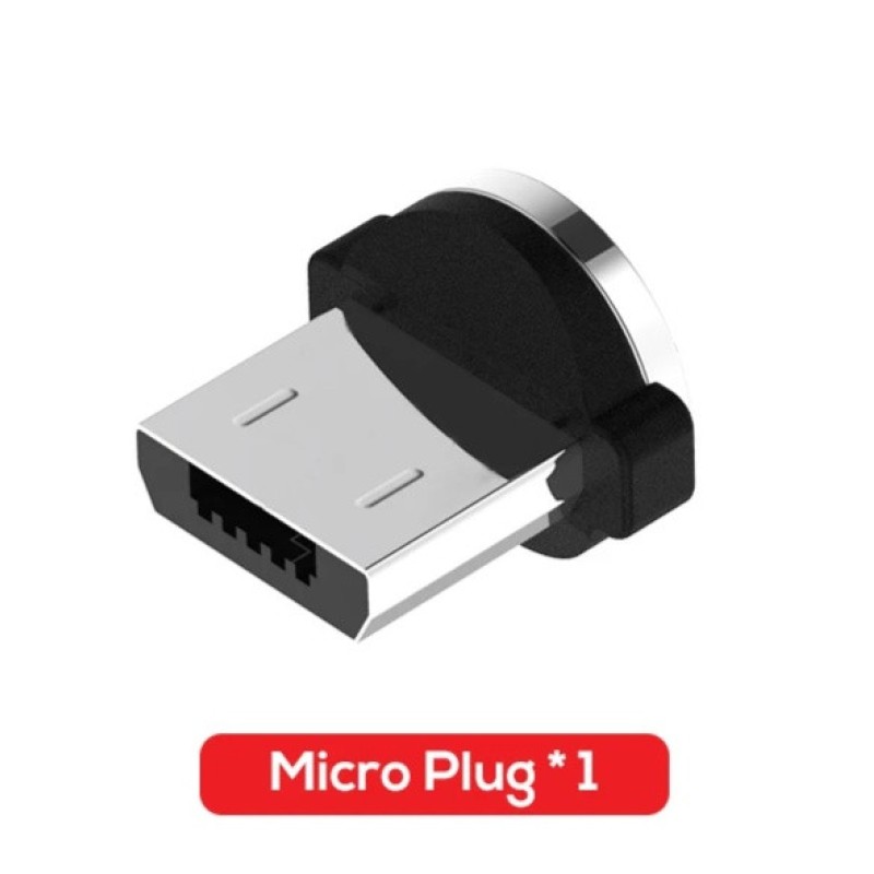 Магнітний круглий конектор Micro USB TOPK для кутового кабеля