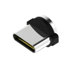 Магнітний круглий конектор Type C USB TOPK для кутового кабеля