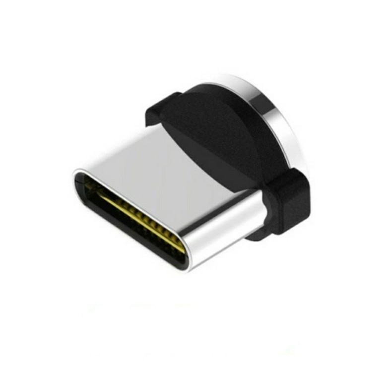 Магнітний круглий конектор Type C USB TOPK для кутового кабеля