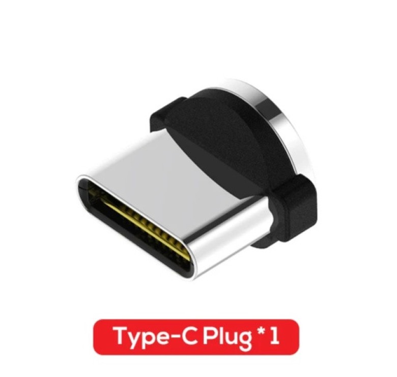 Магнітний круглий конектор Type C USB TOPK для кутового кабеля