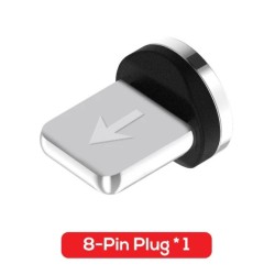 Магнітний круглий конектор для Iphone (8-pin) TOPK для кутового кабеля