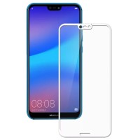 Загартоване захисне скло на Huawei P20 Lite Біле