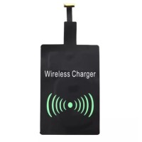 Універсальний ресивер (приймач) для безпровідної зарядки Micro USB (тип B) Чорний