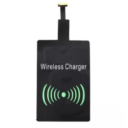 Универсальный ресивер (приемник) для беспроводной зарядки Micro USB (тип B) Черный
