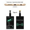 Універсальний ресивер (приймач) для безпровідної зарядки Micro USB (тип A) Чорний