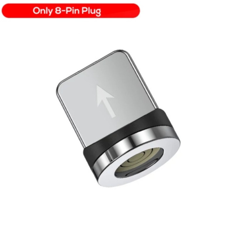 Магнітний круглий конектор для iphone (8-pin) TOPK швидка зарядка 3А