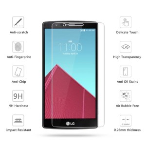 Закаленное защитное стекло на LG G4