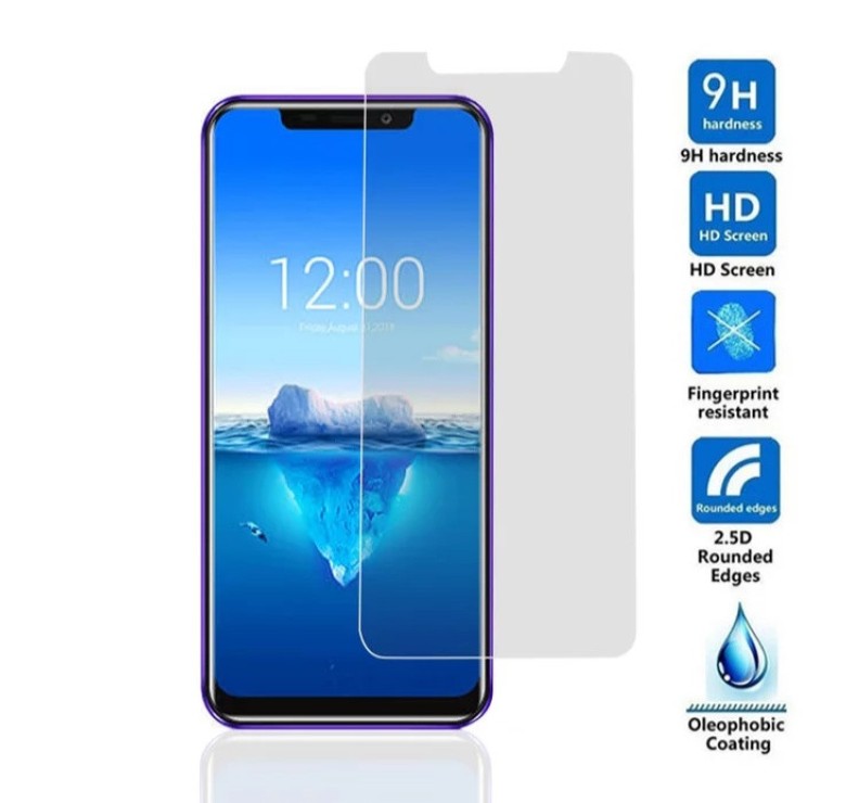 Закаленное защитное стекло на Oukitel U18