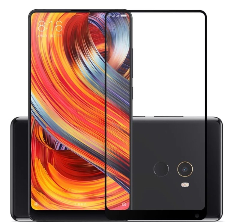 Загартоване захисне скло на Xiaomi Mix 2s Чорне