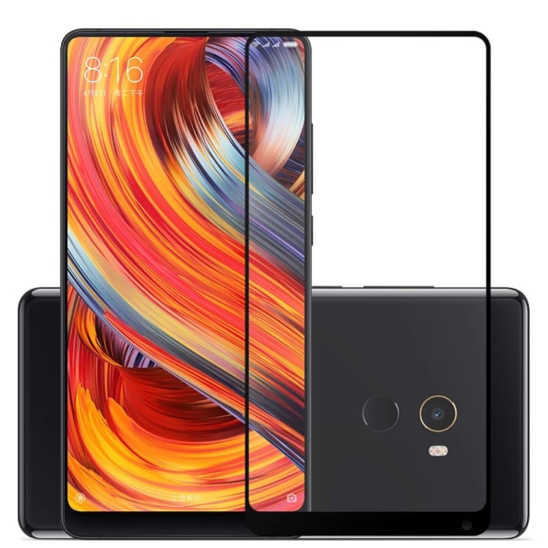 Загартоване захисне скло на Xiaomi Mix 2s Чорне