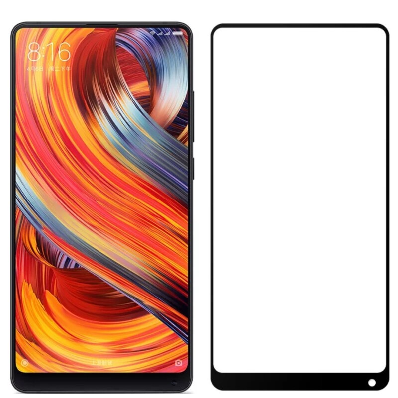 Загартоване захисне скло на Xiaomi Mix 2s Чорне