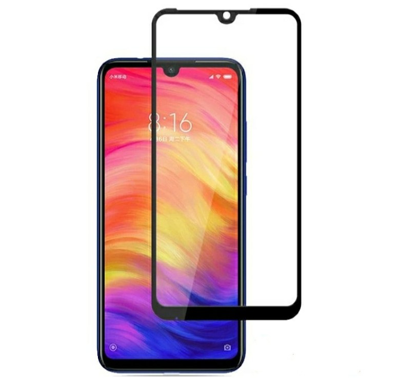 Загартоване захисне скло на Xiaomi Redmi Note 7 Pro Повне покриття