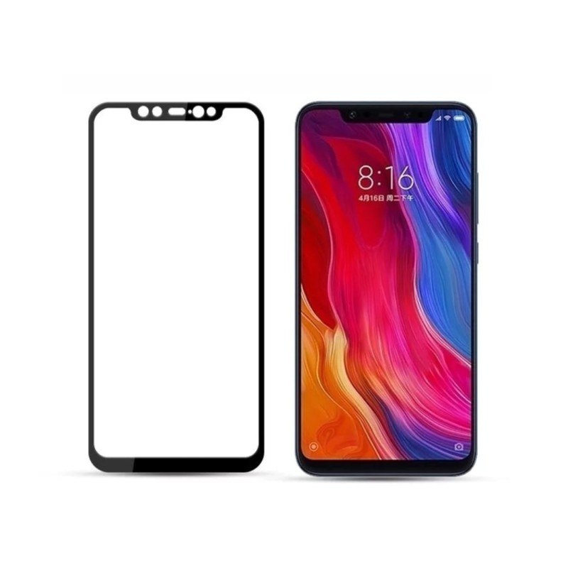 Загартоване захисне скло на Xiaomi Mi 8 Чорне