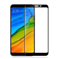 Загартоване захисне скло на Xiaomi Redmi 5 Plus Чорне Повне покриття