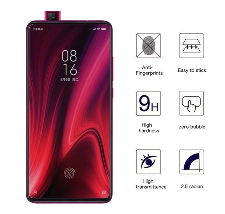 Загартоване захисне скло на Xiaomi Mi 9T Pro Прозоре