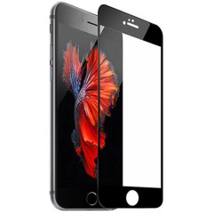 Загартоване захисне скло на Iphone 7 / Повне покриття / Чорне