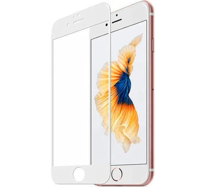 Загартоване захисне скло на Iphone 8 Повне покриття Біле