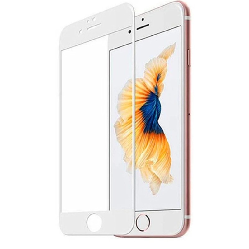 Загартоване захисне скло на Iphone 7 Повне покриття Біле