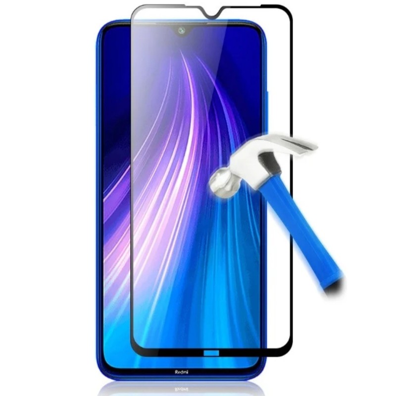 Загартоване захисне скло на Xiaomi Redmi Note 8T Чорне