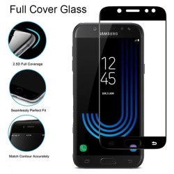 Загартоване захисне скло на Samsung J7 Pro Повне покриття Чорне