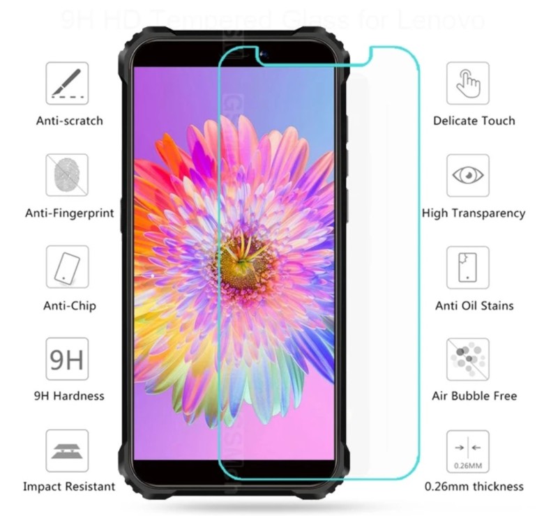 Загартоване захисне скло на Oukitel WP5 / Прозоре