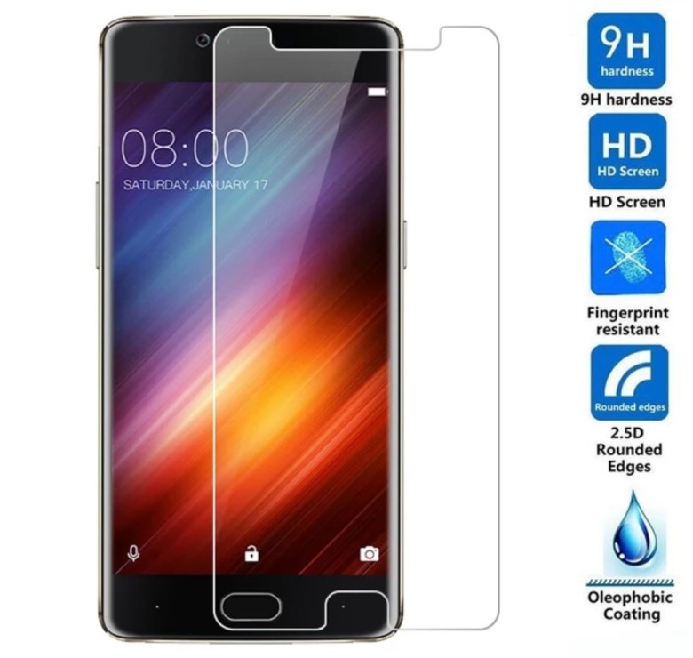 Загартоване захисне скло на смартфон Doogee Shoot 2