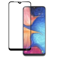 Загартоване захисне скло на Samsung Galaxy A20E Повне покриття Чорне