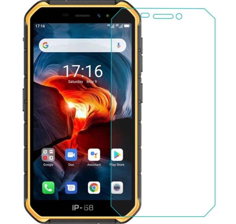Загартоване захисне скло на Ulefone Armor X7 Pro