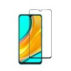 Загартоване захисне скло на Xiaomi Redmi 9C / Чорна рамка