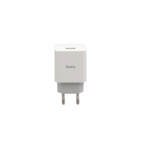 Оригінальний зарядний USB блок живлення Hoco C81A  5V 2.1 А Білий