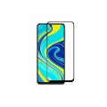 Загартоване захисне скло на Xiaomi Redmi Note 9 Pro з Чорною рамкою