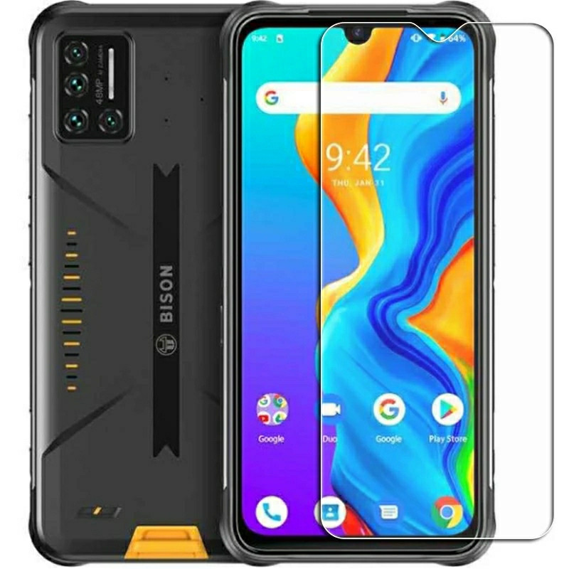 Закаленное защитное стекло на UMIDIGI Bison Прозрачное