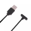 Магнітний USB кабель для смарт-годинника DM98 DM99 (9 мм) 4 конектора Чорний