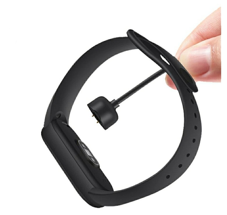 Магнітний USB кабель для фітнес браслета Mi Band 5 Чорний