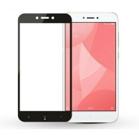 Загартоване захисне скло на Xiaomi Redmi Go з чорною рамкою