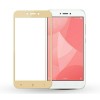 Загартоване захисне скло на Xiaomi Redmi 5A з золотою рамкою