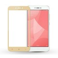 Загартоване захисне скло на Xiaomi Redmi 5A з золотою рамкою
