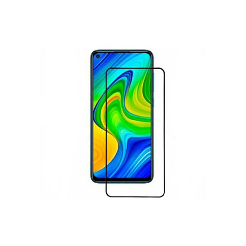 Загартоване захисне скло на Xiaomi Redmi 10X / Чорна рамка