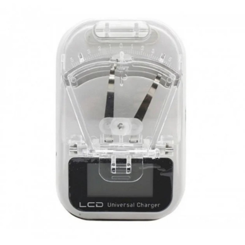 Універсальний зарядний пристрій HY02 з дисплеєм і USB Чорний