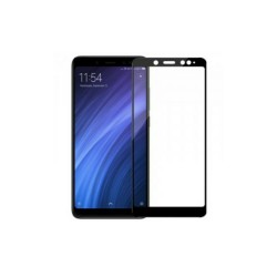 Загартоване захисне скло на Xiaomi Redmi Note 5 з чорною рамкою