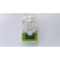 Універсальний зарядний пристрій HY02 з дисплеєм і USB Зелений