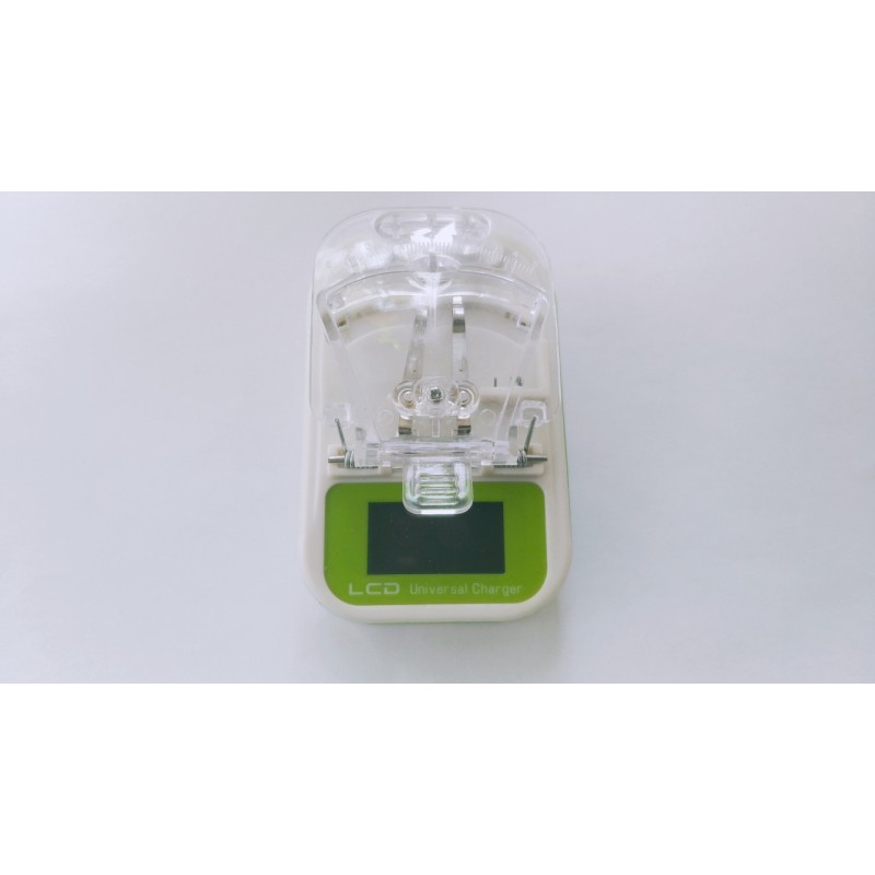 Універсальний зарядний пристрій HY02 з дисплеєм і USB Зелений