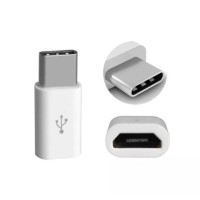 Перехідник з TYPE-C на Micro для смартфонів та інших пристроїв Білий