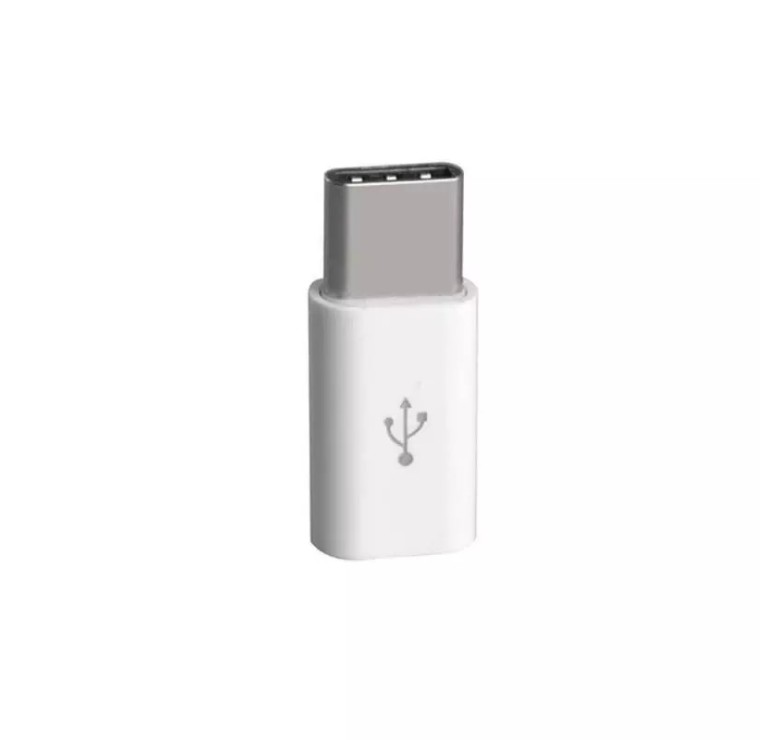 Перехідник з TYPE-C на Micro для смартфонів та інших пристроїв Білий