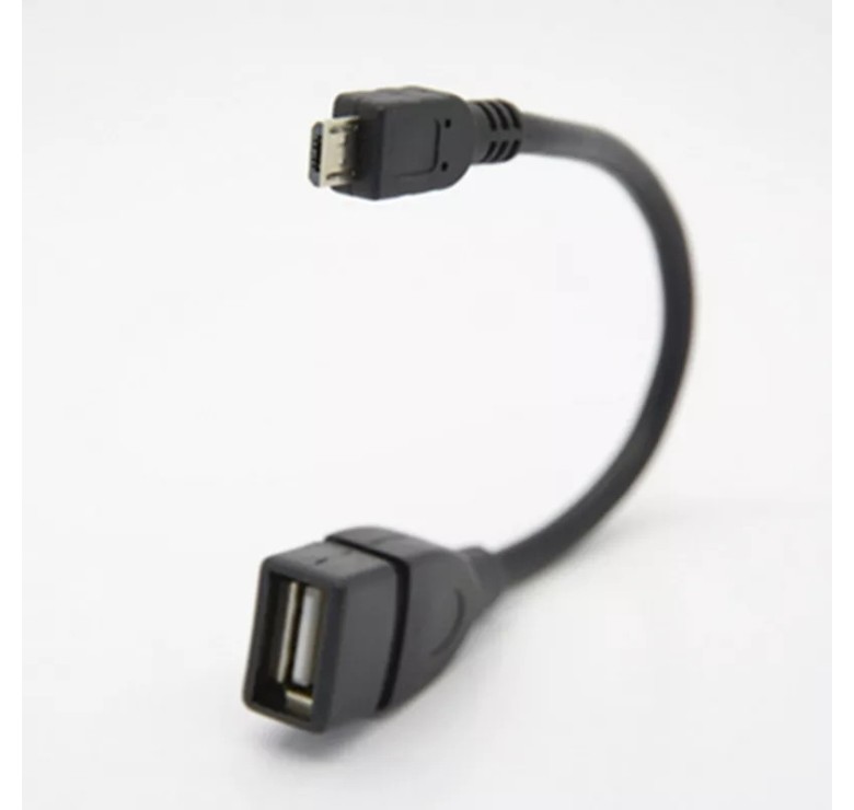 Кабель OTG Micro - USB 2.0 Чорний